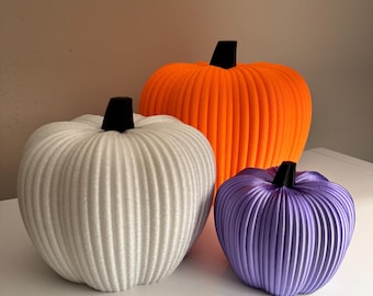 Spectacular Pumpkin for Halloween/Fall Decorations and More - Various Sizes, Colors, Materials, and Finishes - Multi-Color, Non-Slip options