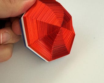 Fidget Octagon - Sports Teams, College, NFL, Holidays, etc. - Swirl and Stretch Satisfying Handheld Trinket
