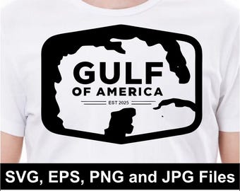 Golf van Amerika Svg Png Clipart, Donald Trump 2025 Golf van Amerika patriottische kunst, ontwerp van de Golf van Mexico, kustkaart van de VS, kustkaart van de VS, American Pride