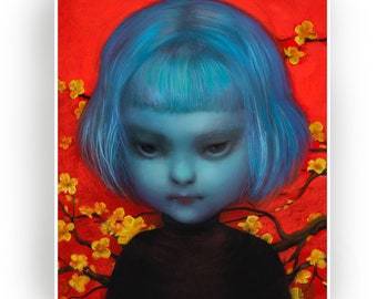 YInMn Blue -  Limited Edition signed and numbered 8x10 pop surrealism Fine Art Print by Mab Graves