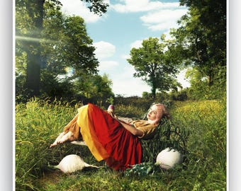 Changeling The Turnips Art Print –  collaboration by Laurence the Prince and Mab Graves