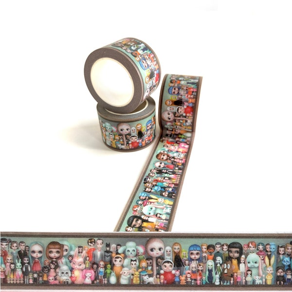 Last ONE Washi tape - The Dolly Collector -Decorative 30mm Washi Tape roll by Mab Graves