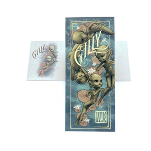 Gilly-Double side print - 8.5x4 -Mini Art Print by Mab Graves