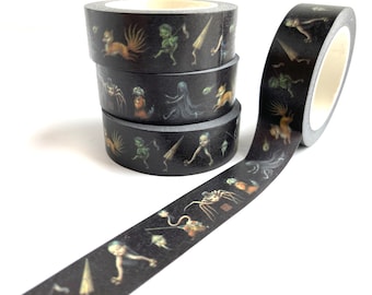 Washi tape - The Yokai Parade - 15mm Washi Tape roll by Mab Graves