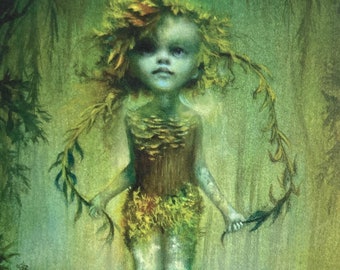 Dryad- 5x7 Mini Art Print - by Mab Graves