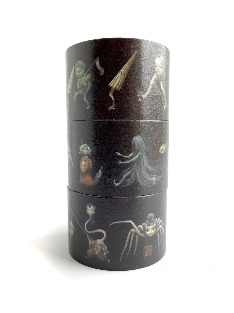 The Yokai Parade Decorative 30mm washi tape roll by Mab Graves image 8
