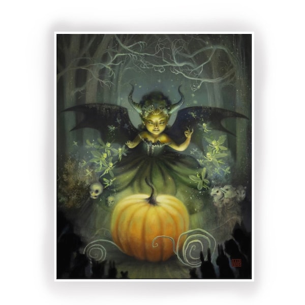 The Fairy Godmother - Limited Edition - signed - 8x10 pop surrealism Fine Art Print - by Mab Graves