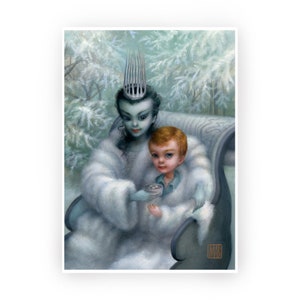 Narnia The White Witch 5x7 signed, numbered, limited edition fine art print by Mab Graves image 1