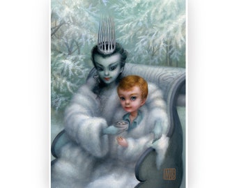 Narnia- The White Witch-  5x7 signed, numbered, limited edition fine art print by Mab Graves