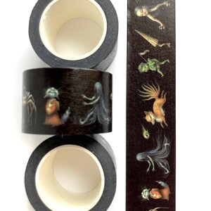 The Yokai Parade Decorative 30mm washi tape roll by Mab Graves image 6