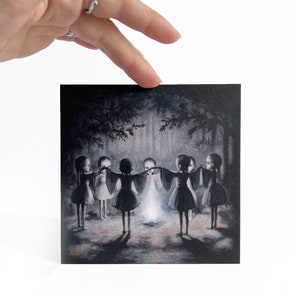 The Coven- 5 x 5 Mini Art Print by Mab Graves