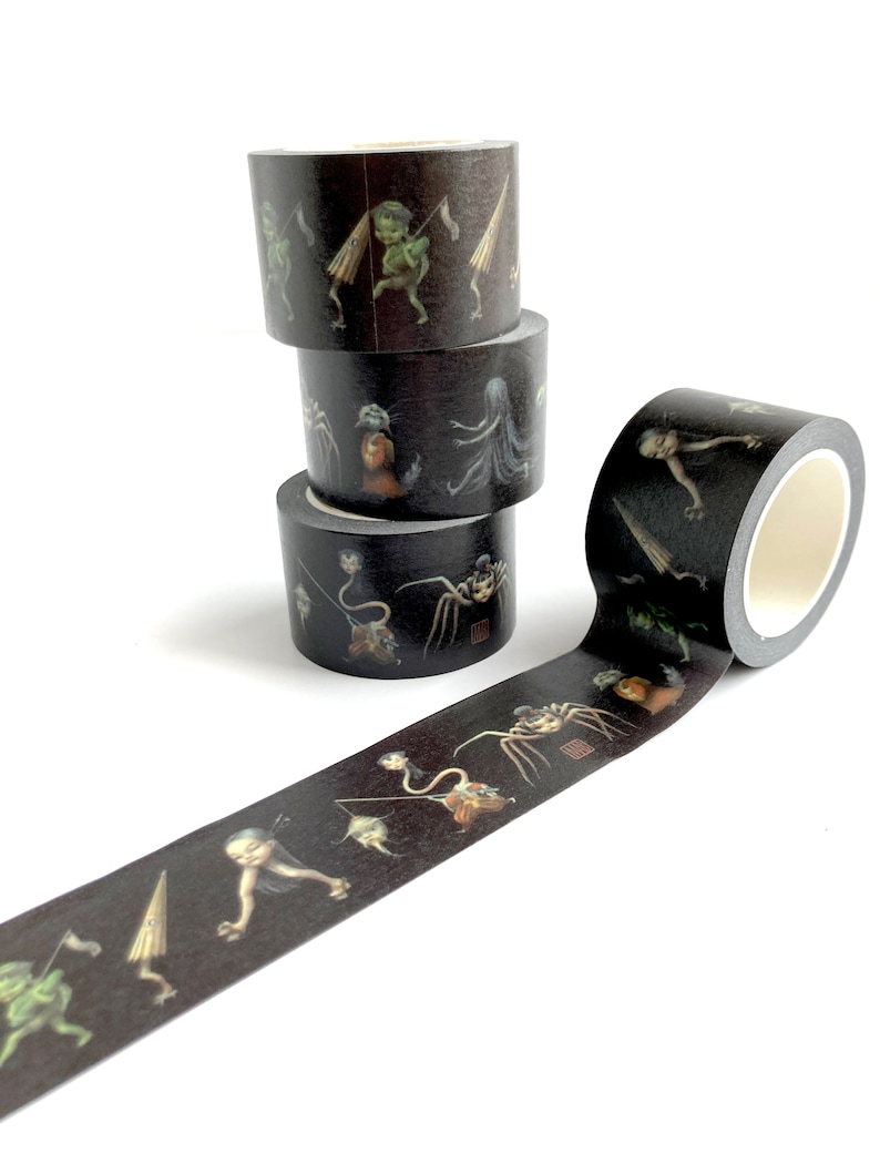 The Yokai Parade Decorative 30mm washi tape roll by Mab Graves image 2