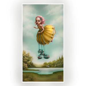 The Light  Princess -Pop Surrealism Fine Art Print limited edition- by Mab Graves