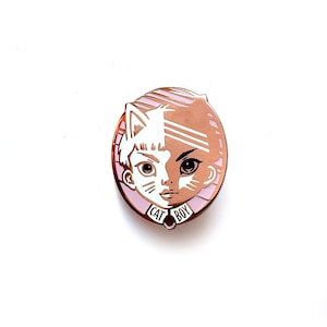 Werecat- Cat Boy -Limited Edition enamel pin by Mab Graves