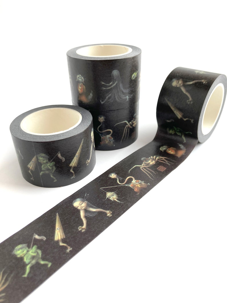 The Yokai Parade Decorative 30mm washi tape roll by Mab Graves image 7
