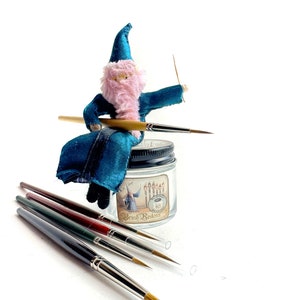 Mini Mab Graves x Trekell Miniature Brush & Panel Set with FREElimited edition Brush Restorer Mab Graves image 7