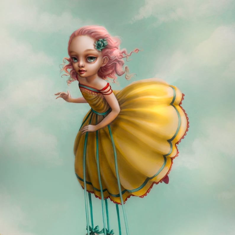 The Light Princess Pop Surrealism Fine Art Print limited | Etsy