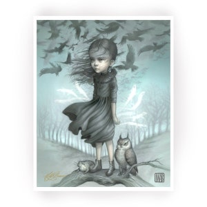 The Tale of Tanith- Limited Edition signed 8x10 pop surrealism Fine Art Print by Mab Graves