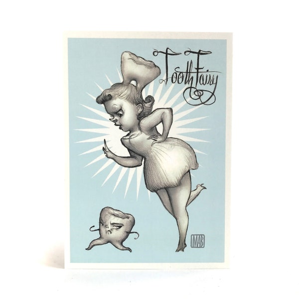 Tooth Fairy - 5x7 Mini Art Print by Mab Graves