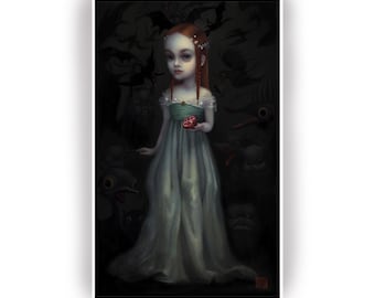 Persephone -10”x16”-limited edition, signed, numbered fine art print by Mab Graves