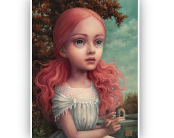Lirien's Decision Art Print – Pop Surrealism, Signed & Numbered