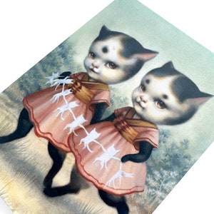 The Kitten Sisters Paper Chain 5 x 7 Mini Art Print par Mab Graves image 4