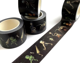 The Yokai Parade -Decorative 30mm washi tape roll by Mab Graves