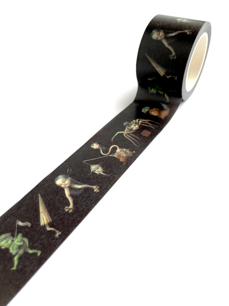 The Yokai Parade Decorative 30mm washi tape roll by Mab Graves image 3