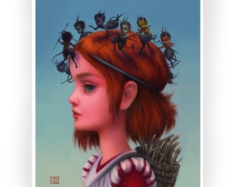 Mab Graves "Uncharitable Thoughts" Art Print – Signed Limited Edition