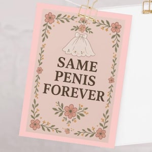Carte de future mariée drôle - voeux nuptiales, fiançailles de mariage, enterrement de vie de jeune fille, carte de mariage humour pour la mariée