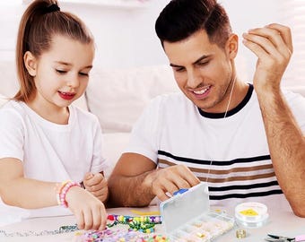 Kit para fazer joias faça você mesmo: suprimentos para brincos, pulseiras e colares