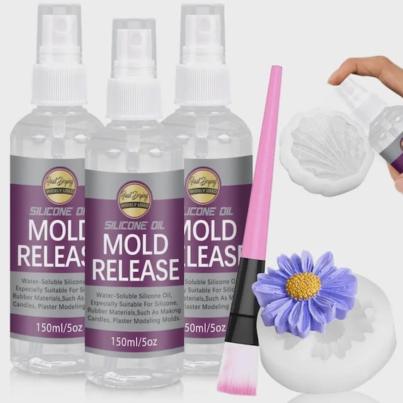 Mold Release Spray 150ml/300ml  Release Agent for Silicone, Resin Casting, Candle Wax, 3D Molds, Craft Supplies, Professional Use