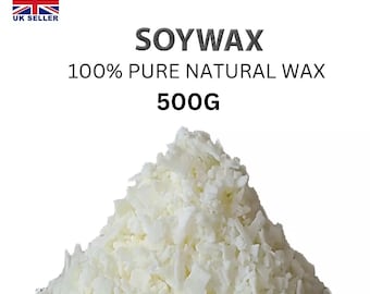 100% Candle Wax 1kg - Natural Premium soya Wax for Making Candles, Eco-Friendly Wax, Craft Supplies for DIY Projects