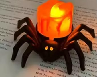LED Spider Candle Light, Halloween Horror Prop