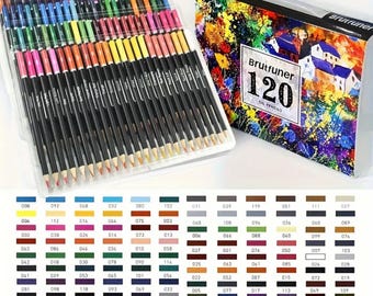 120 Vibrant Color Pencils: Sketching, Drawing, and Shading