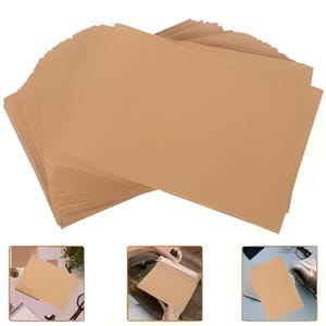 50 pcs A4 Enveloppes Vierges Enveloppe D'invitation Cartes De Voeux Papier Kraft Ménage Autocollant De Rangement De Fête Lettre