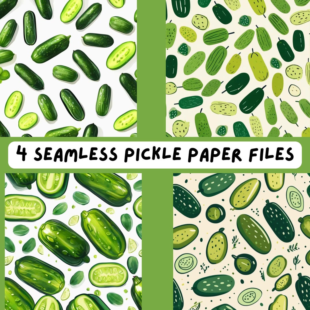 Pickle Seamless Repeat Pattern | Fabric Sublimation, Digital Print - Etsy