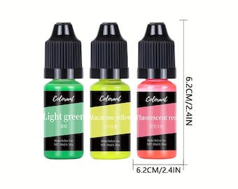 Set de 24 colores de tinte líquido de cera de soja: Velas y resina para hacer tú mismo