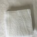 10-6.5 Inch Die Cut Batting Squares for Rag Quilts, Quilt as You Go Projects, Candle Mats, Mug Rugs, Hobbs 80/20 Batting in White or Natural