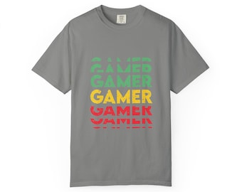 Gamer Life T-Shirt, Retro Video Game Tee, Unisex Cotton