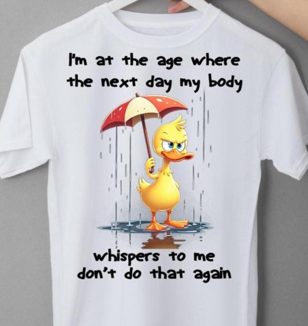 Funny Aging Duck Svg Sarcastic Humor Png (digital Download) Etsy