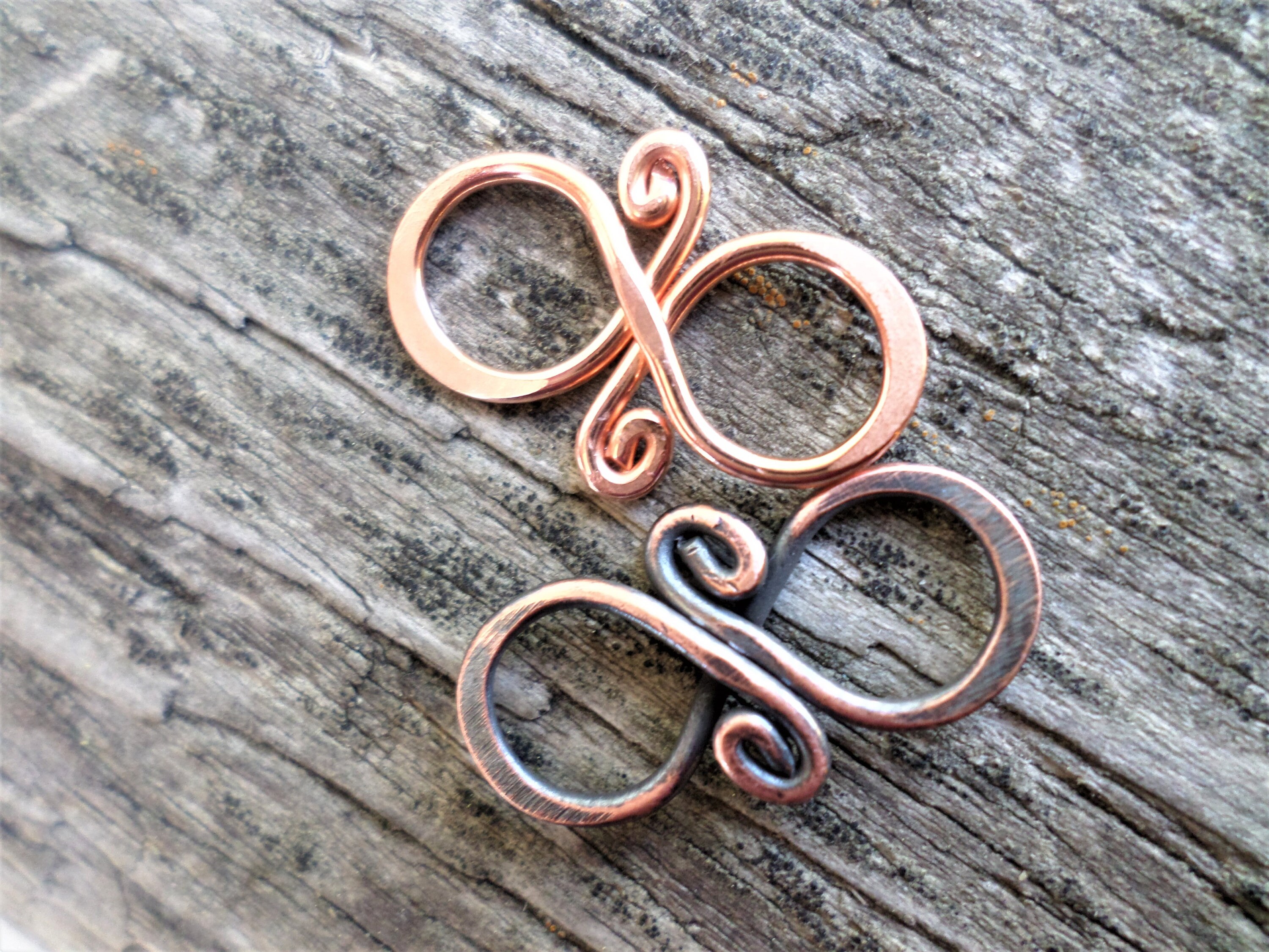 Handmade Connectors 20mm /Choose from Sterling Silver, Copper, Oxidiz…