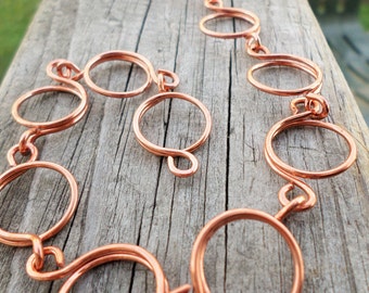 Large Handmade Loop Chain 15x30mm Chain 12 inches