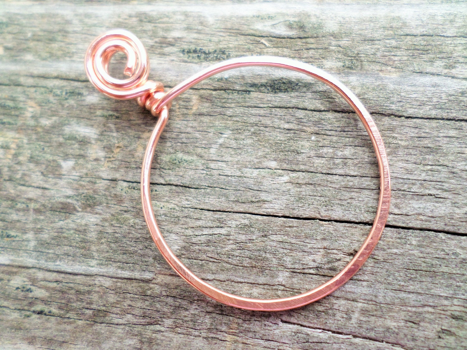 Swirl Hoop Gold