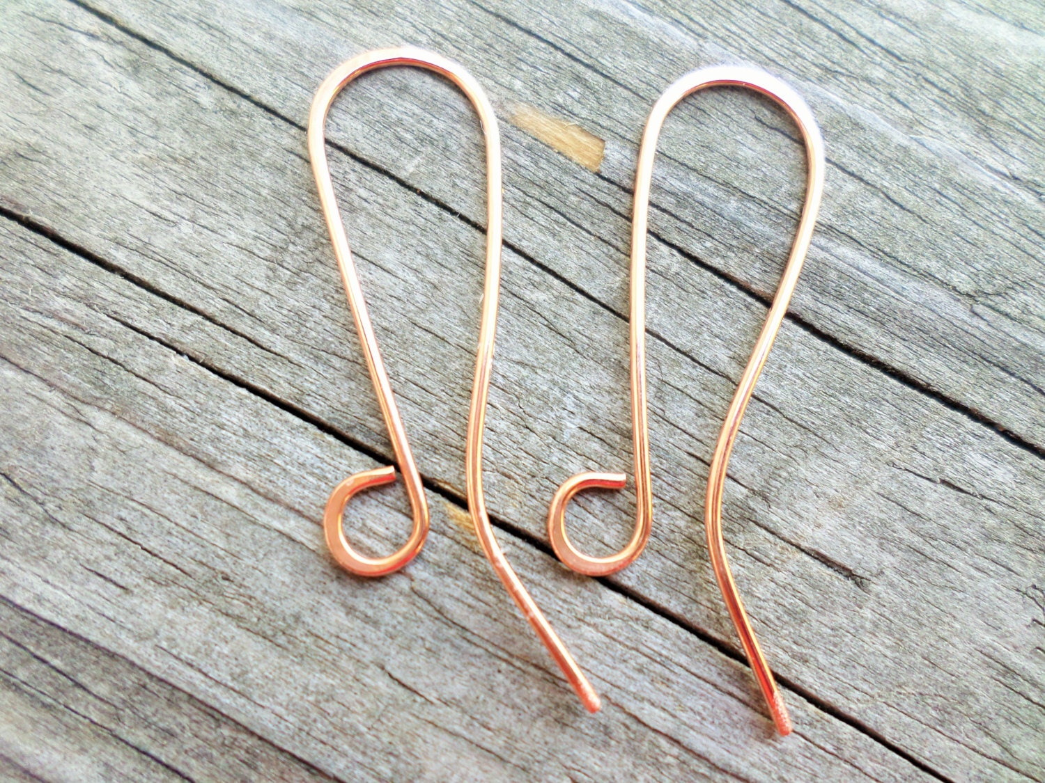 Elegant Long Ear Wires Choose From Sterling Silver Oxidized Etsy
