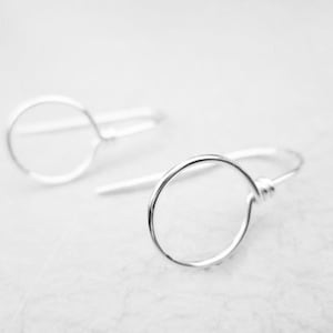 Looped Ear Wires Handmade Choose from Copper, Oxidized Copper, NuGold, Stainless Steel or Sterling Silver 1 pair