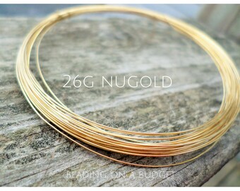 NuGold Wire 26g Round Dead Soft 5-100ft