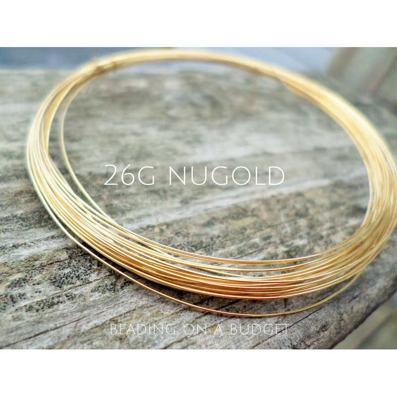 NuGold Brass Wire 26g Round Dead Soft 5-100ft