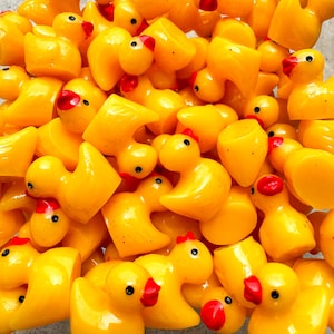Miniature resin ducks, Mini ducks, Miniature ducks, Mini dollhouse ducks, Tiny ducks, Terrarium ducks, Fairy garden ducks