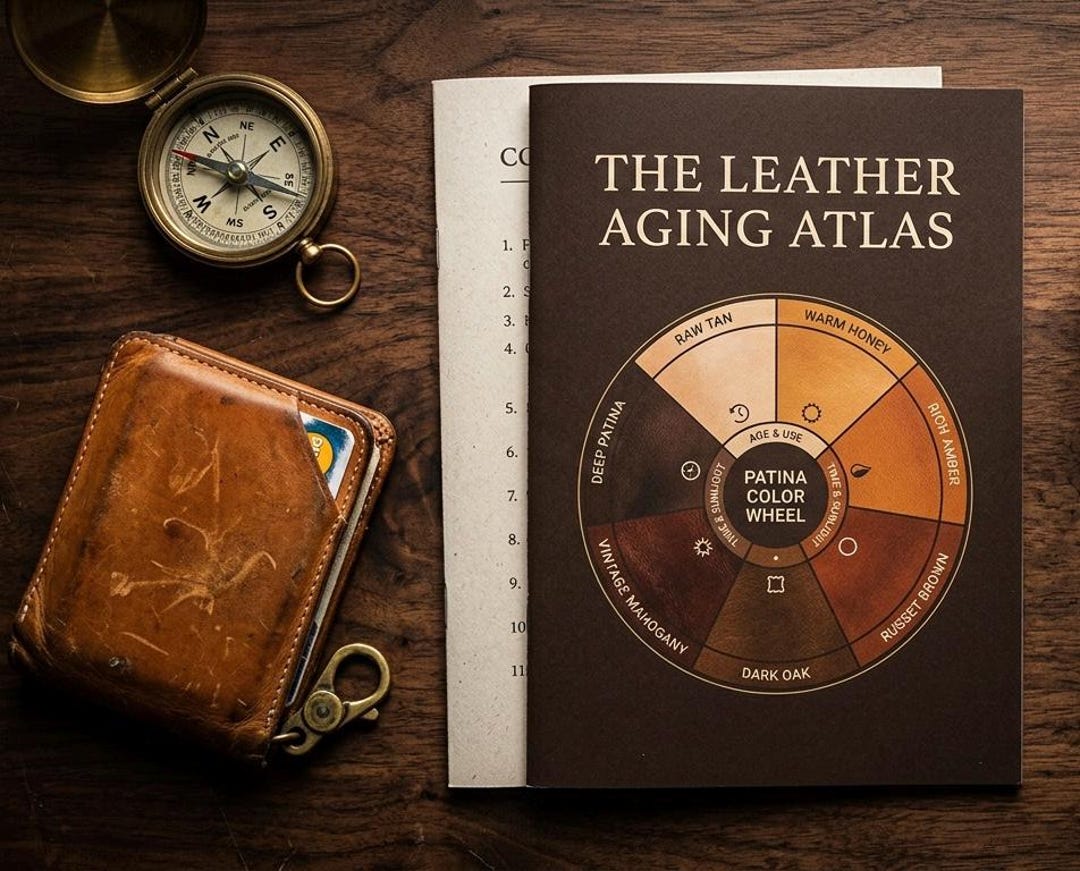 Leather Aging Atlas PDF Patina Color Chart Reference Print (digital ...
